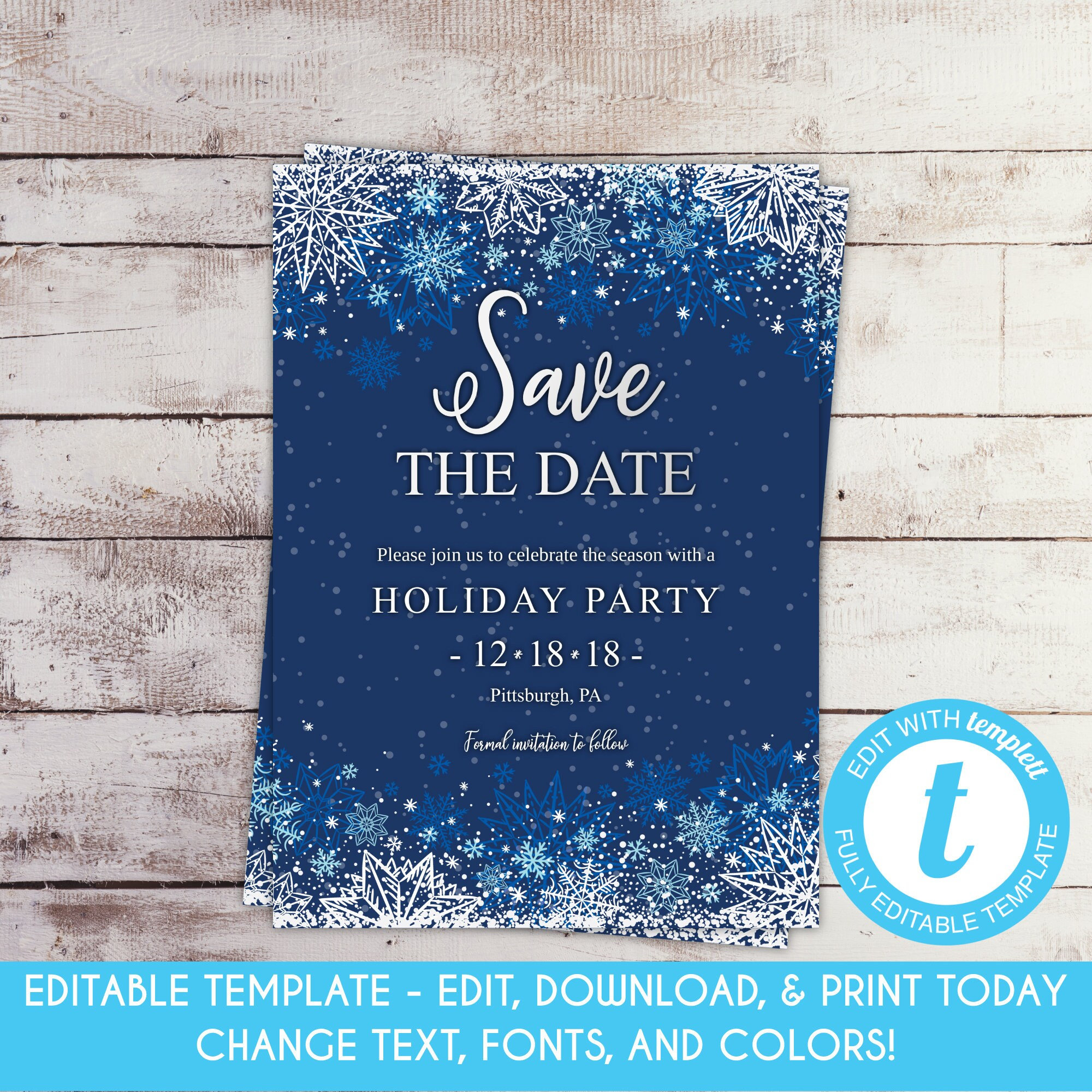 Save The Date Party Template save-the-date-party-template