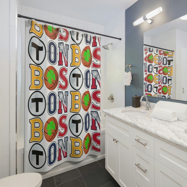 Football Teams Shower Curtain Etsy