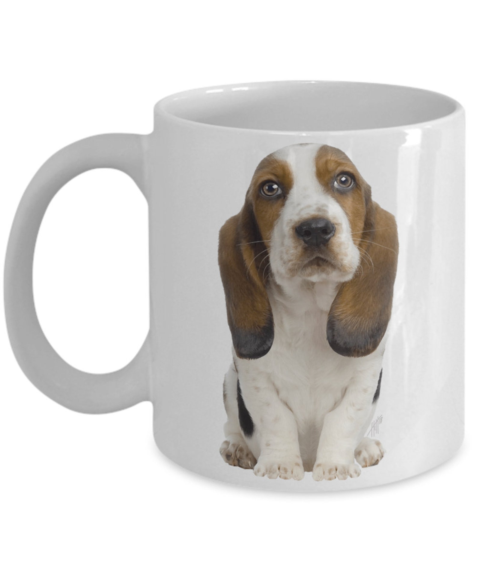 Basset hound dog coffee mug hush puppy gift for dog mom dad Etsy