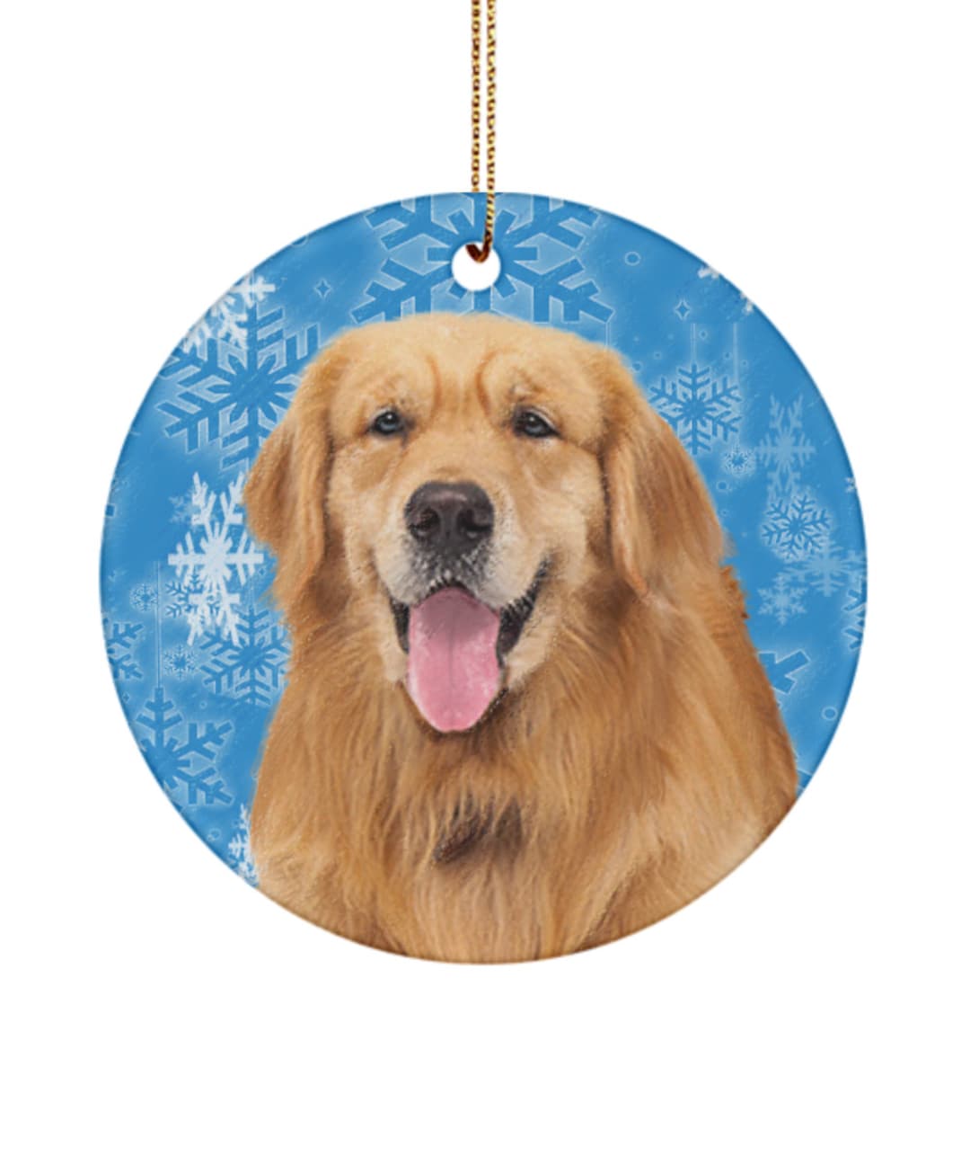 Golden Retriever Dog Ornament for the Christmas Tree This 3 Etsy