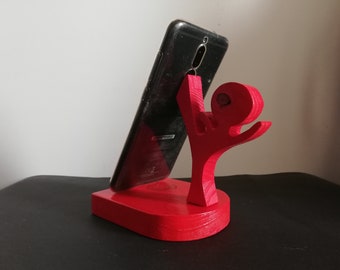BRUCE LEE red smartphone stand