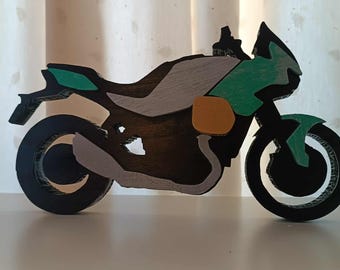 MOTO GUZZI V100 Mandello centenario wooden model