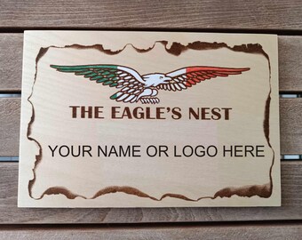 The Eagle's Nest/ Il Nido dell'Aquila,Personalized Moto Guzzi wall hanging