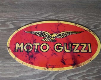 MOTO GUZZI garage wall sign