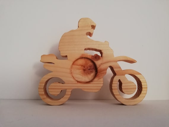 3 in 1 Wooden Adventure Motorcycle Handmade Gift Wooden Motorcycle Toy Ornament Tealight Holder Etsy UK