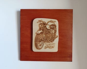 Moto Guzzi V7 Mandello wall hanging