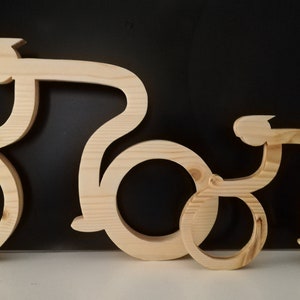 Cyclist wood sculpture, Bicycle Wood Art, Cycling sport motivation, Bike art, wooden Cyclist, Wheelman, gift for him, gift for her
