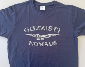 GUZZISTI NOMADS front logo T-SHIRT plus Guzzisti Nomads stickers