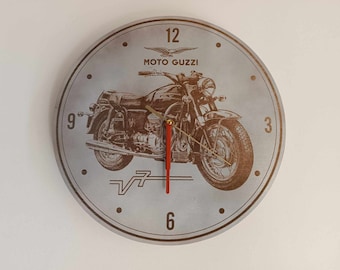 Moto Guzzi old V7 wall clock