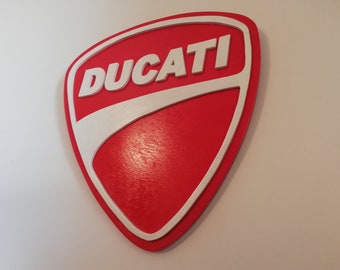 DUCATI BIG motorcycle wooden sign