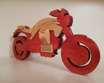 MOTO GUZZI GRISO handmade wooden model