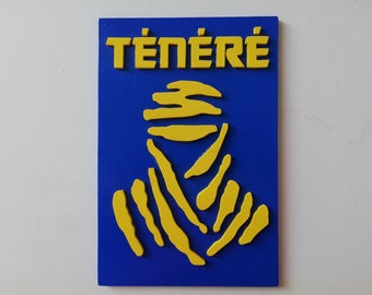 Paris Dakar Yamaha Tenere wall sign