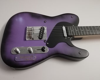 The PURPLE PAIN handmade telecaster guitar