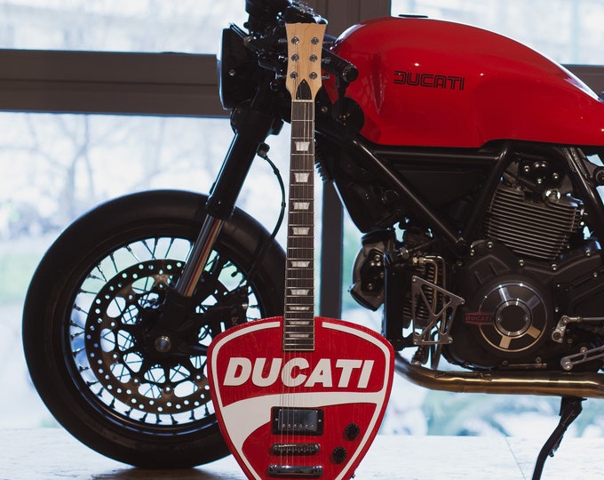 Featured listing image: THE DUCaster, Unique and Original Ducati dedicated electric guitar