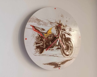 Moto Guzzi V85 TT wall clock