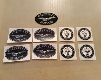 GUZZISTI NOMADS-patch plus stickers