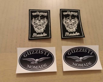 Hardcore Motorhead MANDELLO small patch, biker gift, motorcycle gift