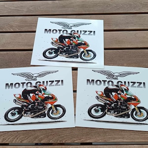 Panneau MOTO GUZZI Speed Racer, moto guzzi, panneau mural, panneau de garage, panneau de caverne