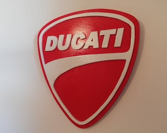 DUCATI SIGN BIG motorcycle wooden sign