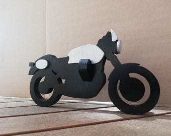 MOTO GUZZI V9 BOBBER Centenario handmade wooden model