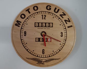 MOTO GUZZI SPEEDOMETER wall clock