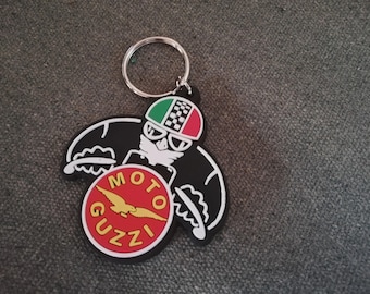 MOTO GUZZI cafe racer keyrings TWO (2) pieces