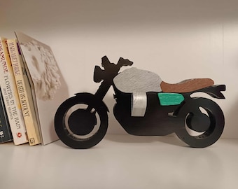 MOTO GUZZI V9 BOBBER Centenario handmade wooden model