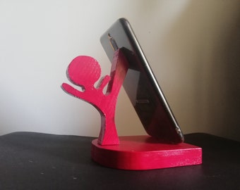 BRUCE LEE magenta smartphone stand