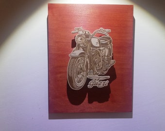 MOTO GUZZI V7 wall art hanging