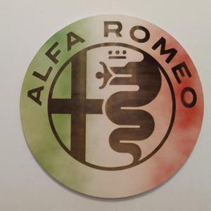 ALFA ROMEO artistic wall hanging
