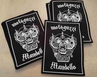 BIG PATCH Hardcore Motorhead Moto Guzzi MANDELLO