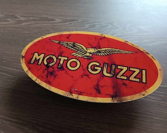 MOTO GUZZI garage wall sign