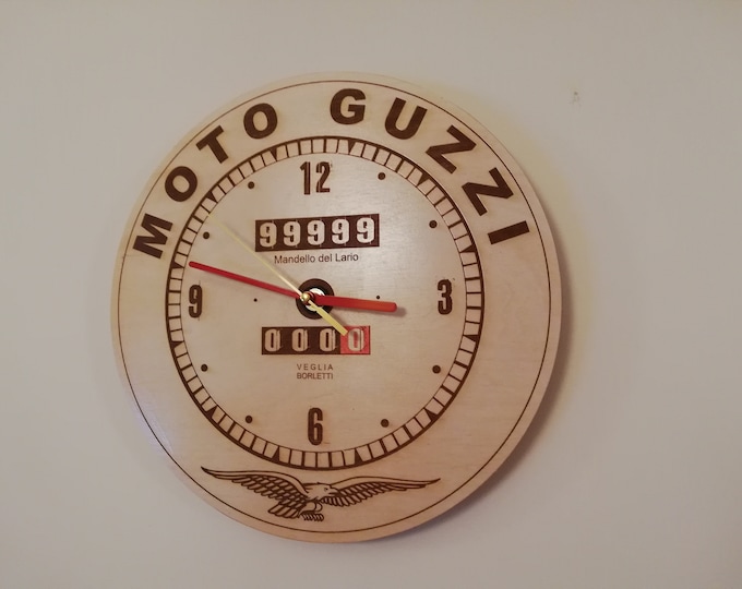Featured listing image: MOTO GUZZI SPEEDOMETER wall clock