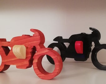 MOTO GUZZI Cafe Racer Custom Build, handmade wooden model