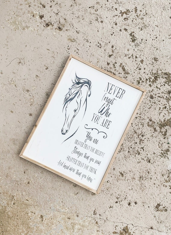 Rustic Horse Farmhouse Sign III