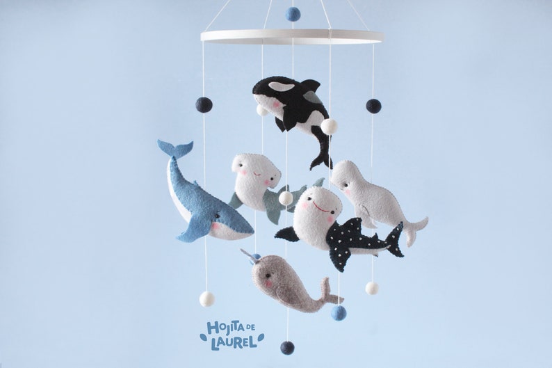 Ocean Baby Mobile Sea Creatures Crib Mobile Nautical Cot Etsy Australia