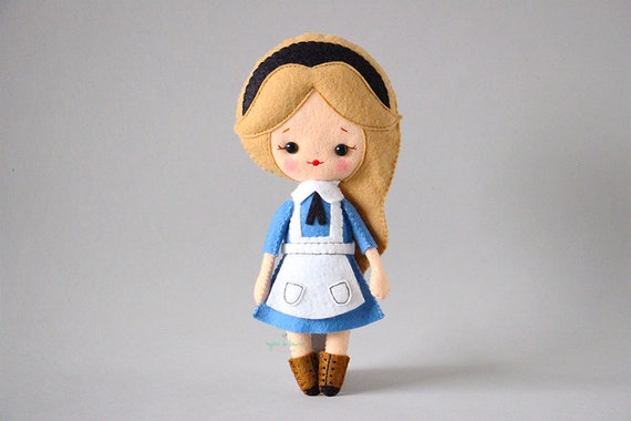 alice in wonderland plush doll