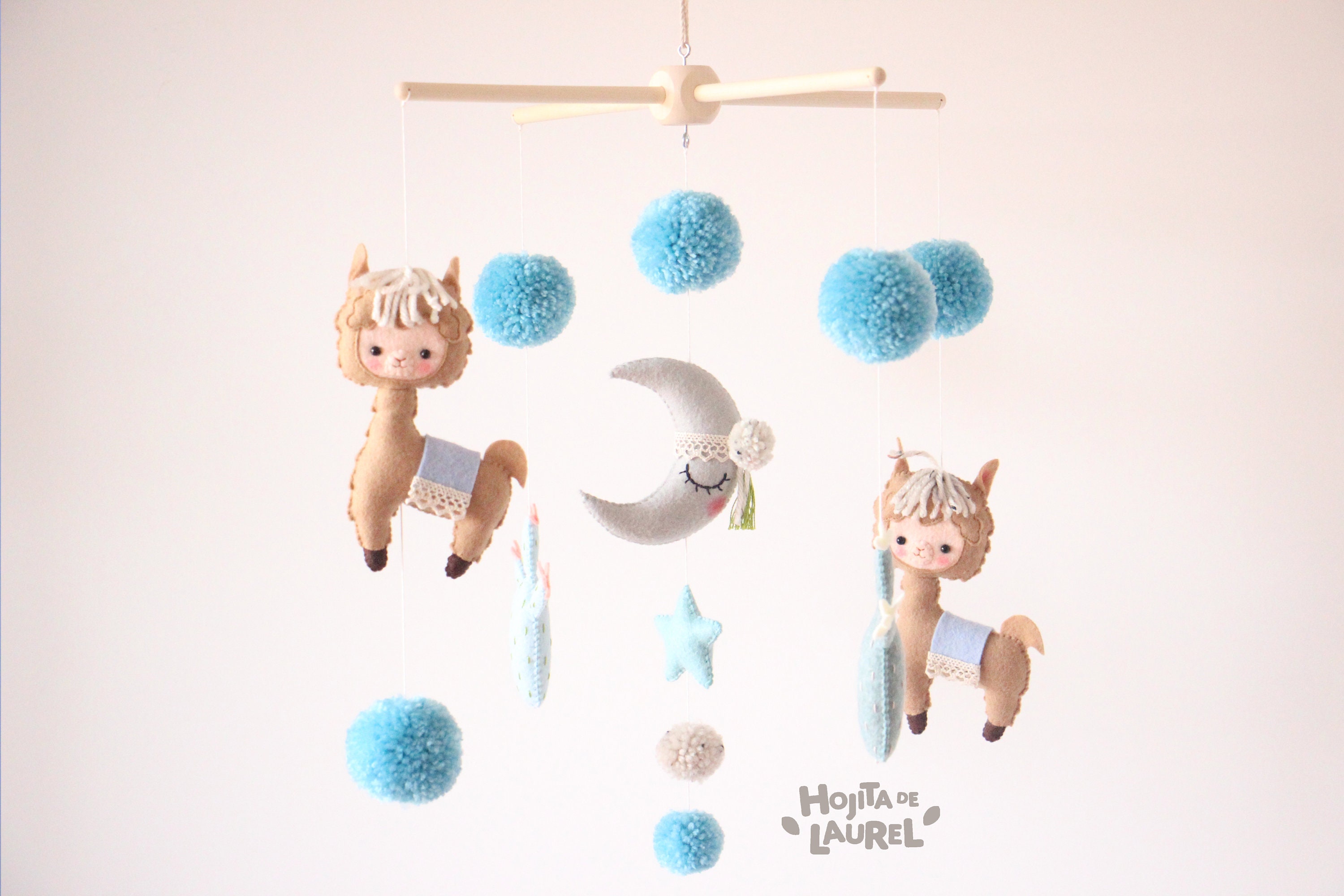 llama baby mobile