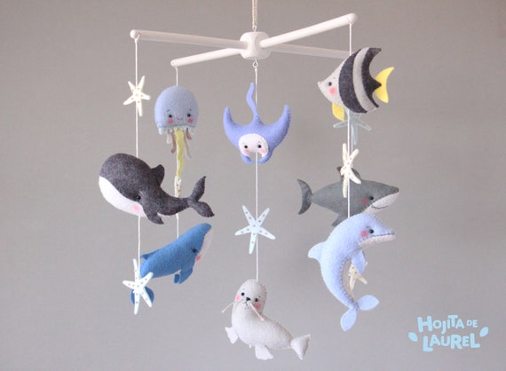 nautical cot mobile