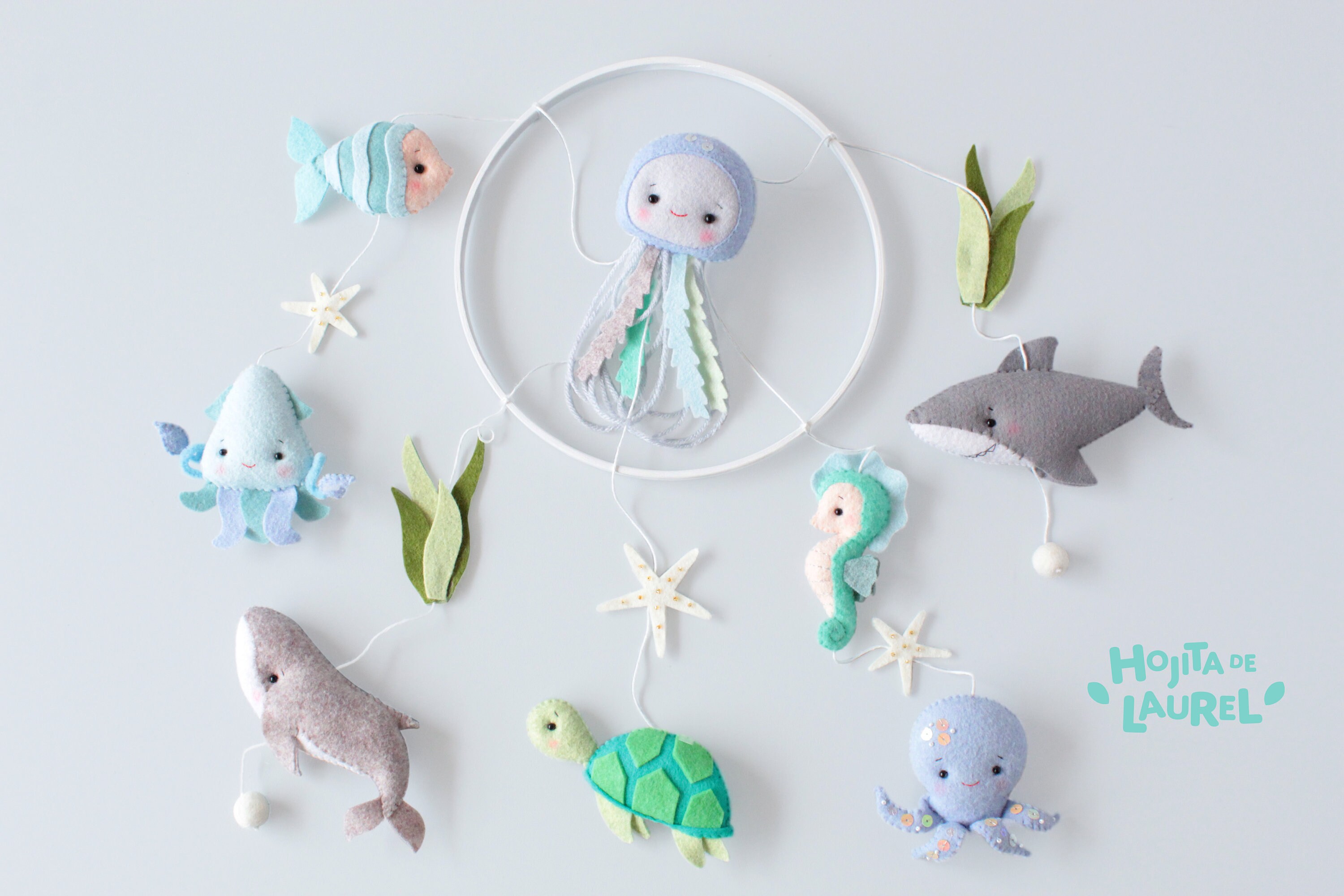 Ocean Baby Mobile Sea Creatures Crib Mobile Nautical Cot Etsy UK