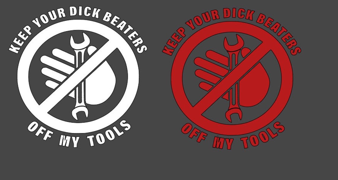 6 Funny Hard Hat Stickers American Flag DIck Beaters Off Tools - Foto 5