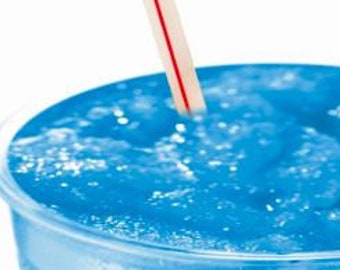 Blue Slushie Clear Lip Balm Stick Tube Pure Organic Lip Gloss Cream Moisturizer