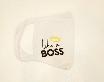 Like A Boss Adult Face Mask