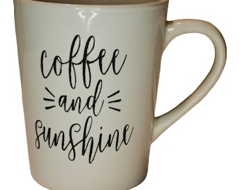 Coffee And Sunshine Cup Mug