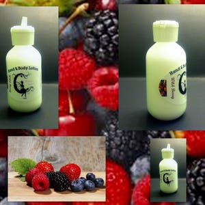 WILD BERRY: Hand & Body Lotion, 2oz., natural, organic, 100% Pure