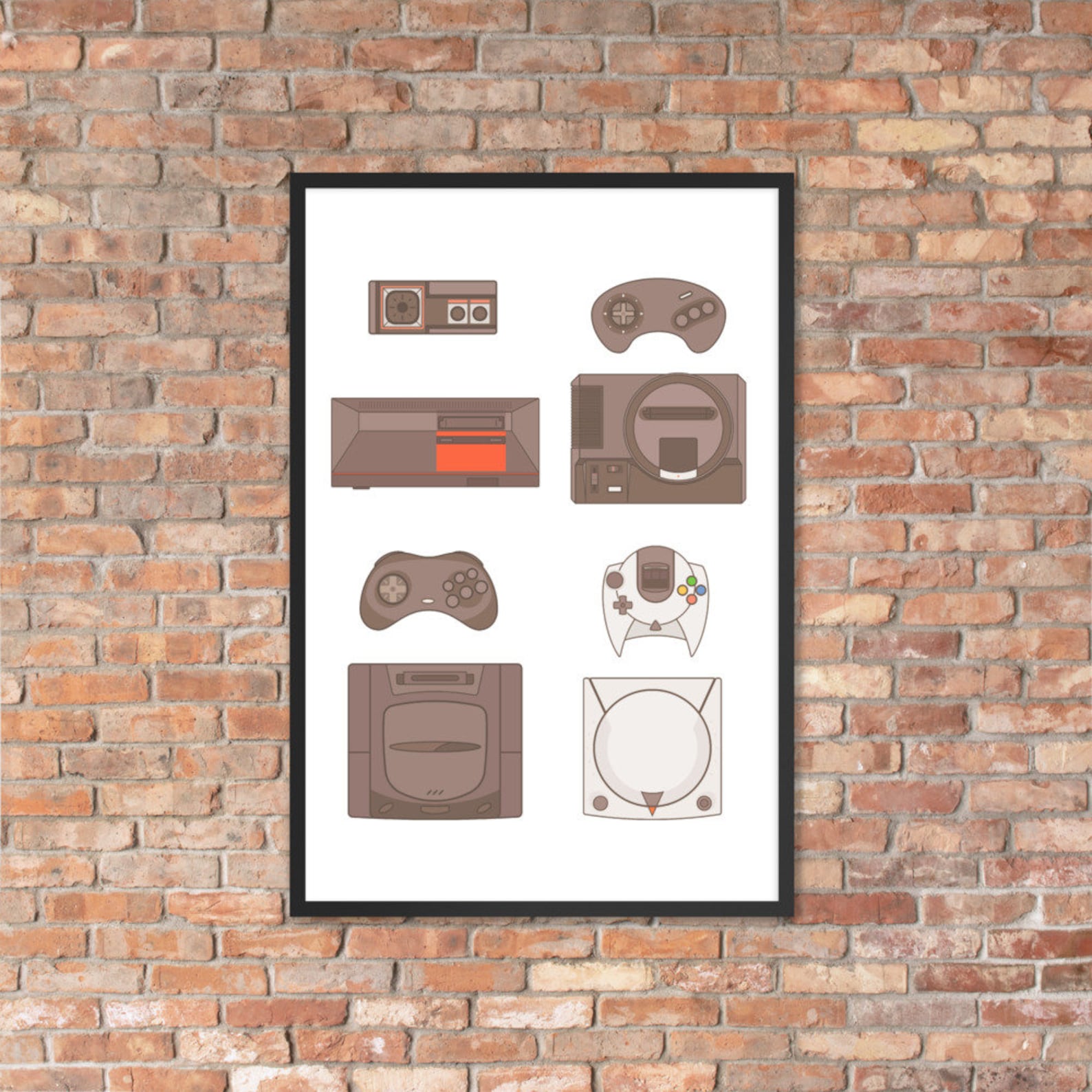 sega-video-game-printable-art-sega-dreamcast-video-game-etsy