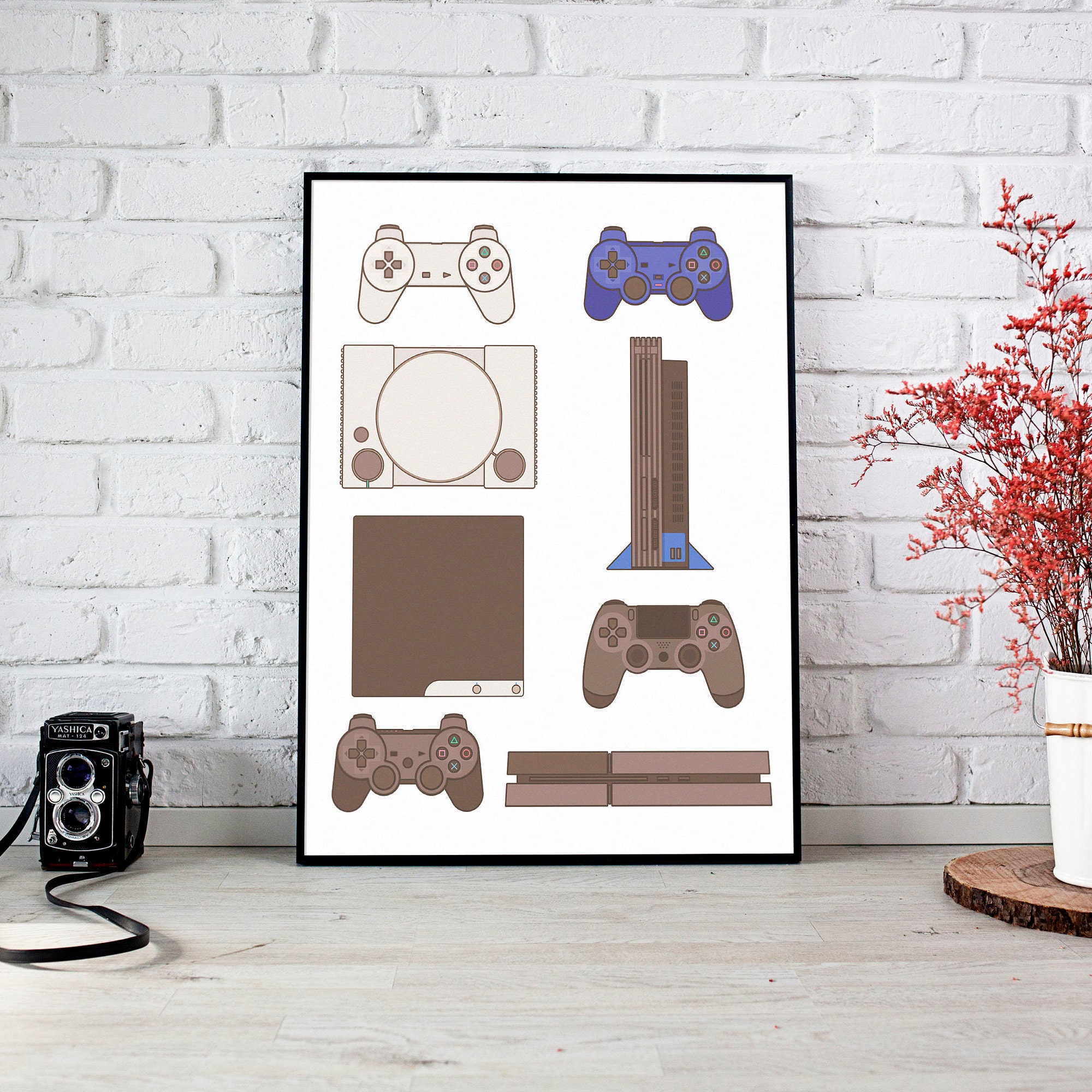 Video Game Room Wall Decor Video Game Decor Video Game Art Etsy