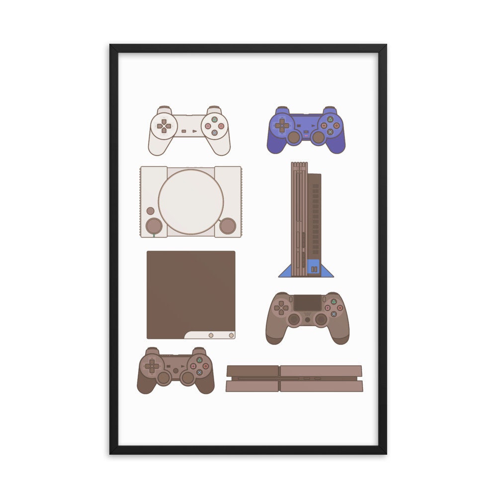 Video Game Room Wall Decor Video Game Decor Video Game Art Etsy