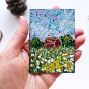 ACEO Pequena Pintura a Óleo: Uma Obra-prima em Miniatura