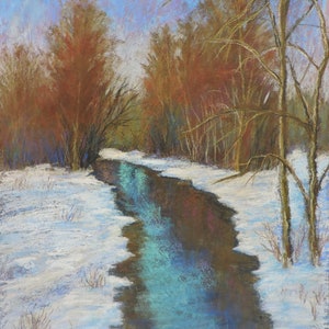 絵画 Winter  in pastel 絵画 Winter in pastel 絵画 Winter in pastel 絵画 Winter in pastel